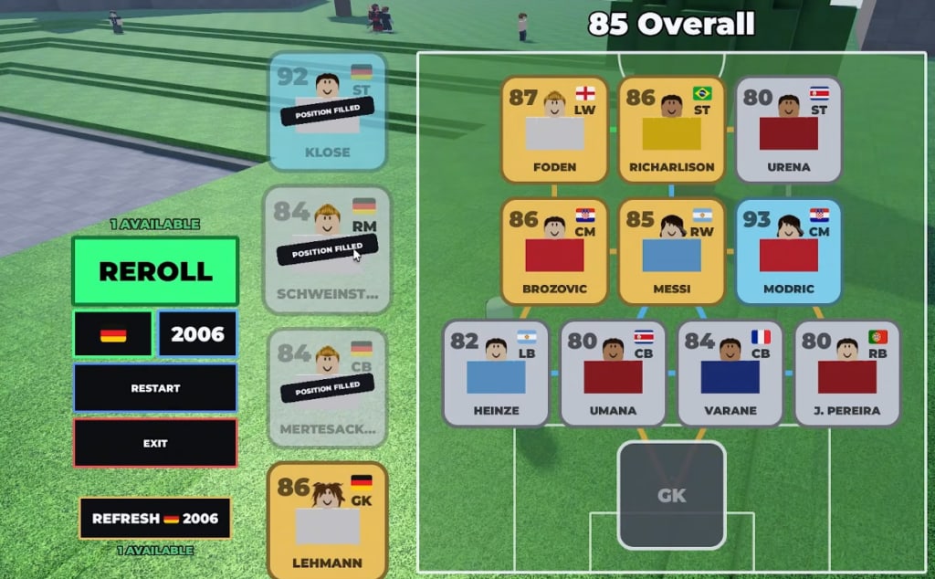 99 OVR Captains